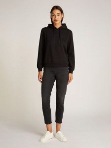 CALVIN KLEIN JEANS Bluza w kolorze czarnym rozmiar: XXL. Czarne bluzy Calvin Klein Jeans, xxl, bez wzorów, z jeansu, z kapturem. Za 175,67 zł.