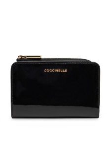 Coccinelle Portfel E2 SXC 11 D1 01 Czarny. Czarne portfele Coccinelle, bez wzorów, ze skóry. Za 309,99 zł.