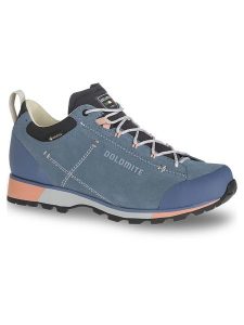 DOLOMITE Skórzane buty turystyczne "54 Hike Low Evo GTX" w kolorze błękitnym rozmiar: 38 2/3. Niebieskie buty trekkingowe Dolomite, z gore-texu, bez zapięcia. Za 479,76 zł.