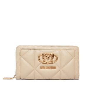 Portfel LOVE MOSCHINO. Brązowe portfele LOVE MOSCHINO, bez wzorów. Za 452,99 zł.