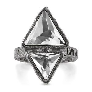 PROMOCJA Srebrny Pierścionek - srebro 925, Swarovski. Pierścionki marki W.KRUK. W wyprzedaży za 179,00 zł.
