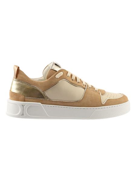 Högl Skórzane sneakersy "Macba Seven" w kolorze beżowym rozmiar: 38. Brązowe trampki HÖGL, bez wzorów, bez zapięcia. Za 328,65 zł.