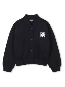 DKNY Kardigan w kolorze czarnym rozmiar: 116. Czarne kardigany DKNY, z bawełny. Za 165,99 zł.