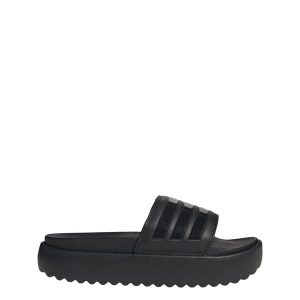Klapki Adilette Platform Rozmiar 38 - HQ6179 Czarny. Czarne klapki ADIDAS, bez wzorów, bez obcasa, na platformie. Za 239,00 zł.