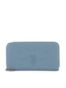 U.S. Polo Assn. Portfel WIUXT8413WVP Niebieski. Niebieskie portfele U.S. Polo Assn., bez wzorów, z tworzywa sztucznego. Za 139,99 zł.