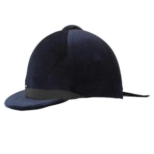 Kapelusz jeździecki HORKA. Niebieskie kapelusze HORKA, bez wzorów, z koronki, eleganckie. Za 495,00 zł.