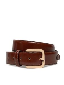 Guess Pasek Damski Not Coordinated Belts BW9165 P4335 Brązowy. Brązowe paski Guess, z aplikacjami, ze skóry. Za 159,99 zł.