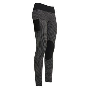 Damskie legginsy jeździeckie o średniej przyczepności Imperial Riding Diamond Bu. Czarne legginsy IMPERIAL RIDING, bez wzorów, z dżerseju, z podwyższonym stanem. Za 298,60 zł.