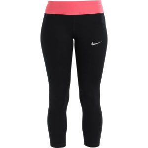 Nike Performance POWER ESSENTIAL CROP DRIFIT Legginsy black/sea coral/silver. Legginsy marki Nike Performance. W wyprzedaży za 126,65 zł.