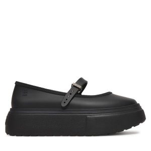 Baleriny Melissa. Czarne balerinki Melissa, bez wzorów, bez obcasa, bez zapięcia. Za 498,99 zł.