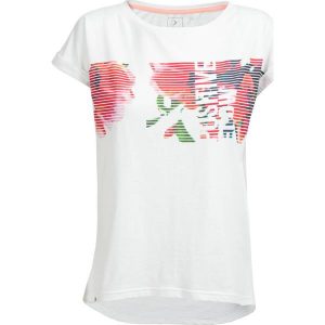 T-shirt damski TSD612 - biały - Outhorn. T-shirty marki Outhorn. W wyprzedaży za 24,99 zł.