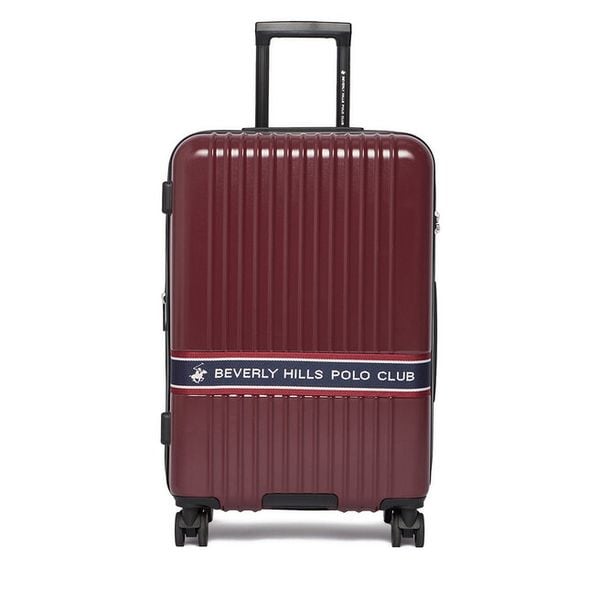 Walizka średnia Beverly Hills Polo Club. Czerwone walizki Beverly Hills Polo Club, bez wzorów, średnie. Za 359,99 zł.