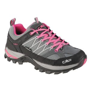 Buty trekkingowe damskie CMP Rigel Low Wmn. Czerwone buty trekkingowe CMP, z gumy, bez zapięcia. Za 458,00 zł.
