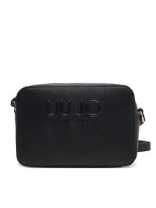 Liu Jo Torebka M Camera Case AA5153 E0087 Czarny. Czarne listonoszki Liu Jo, bez wzorów, ze skóry, bez dodatków. Za 289,99 zł.