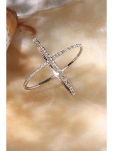 DIAMANTA Złoty pierścionek "La Magnifique" z diamentami rozmiar: 60. Szare pierścionki DIAMANTA, z diamentem, złote. Za 2 218,35 zł.