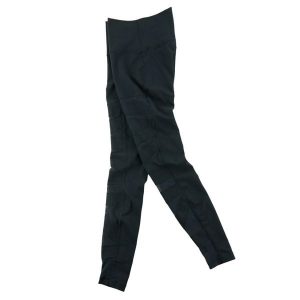 Second life - Lululemon legginsy damskie do jogi i na siłownię - Jak nowy. Czarne legginsy LULULEMON, bez wzorów, z materiału. Za 149,06 zł.