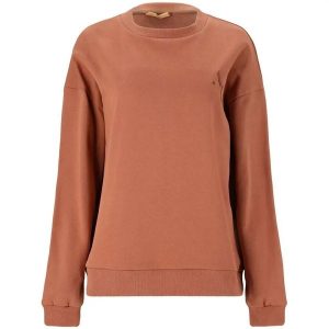 Damska bluza oversize Athlecia Lia. Brązowe bluzy Athlecia, bez wzorów, bez kaptura. Za 187,00 zł.