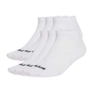 Skarpety Linear Crew Socks Cushioned 6 Pair Pack. Białe skarpetki ADIDAS, bez wzorów. Za 79,95 zł.