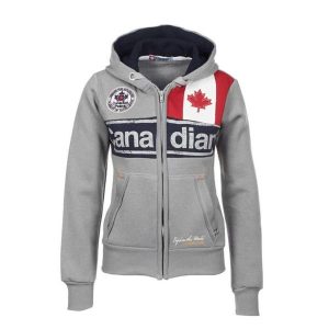 Bluza turystyczna damska Canadian Peak Flashy. Szare bluzy Canadian Peak, m, bez wzorów, z bawełny, bez kaptura. Za 186,00 zł.
