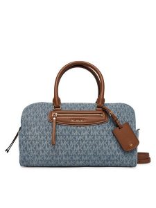 MICHAEL Michael Kors Torebka Jet Set 30S6GTVS6C Niebieski. Niebieskie kuferki MICHAEL Michael Kors, bez wzorów, z materiału, bez dodatków. Za 1 369,00 zł.