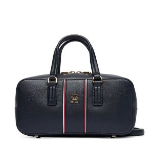 Torebka Tommy Hilfiger. Niebieskie torebki klasyczne TOMMY HILFIGER, bez wzorów, bez dodatków. Za 649,99 zł.
