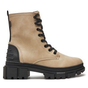 Trapery s.Oliver. Brązowe buty zimowe s.Oliver, bez obcasa, bez zapięcia. Za 279,99 zł.