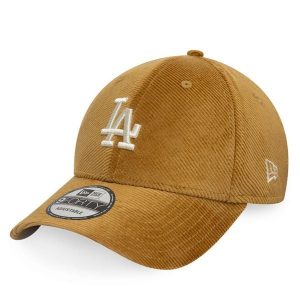 Czapka z daszkiem New Era. Brązowe czapki New Era, bez wzorów. Za 99,99 zł.