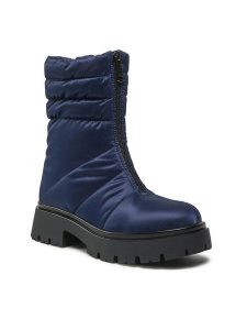 Jenny Fairy Botki WS125-12 Granatowy. Niebieskie botki Jenny Fairy, bez wzorów, z materiału, bez obcasa, na płaskiej podeszwie, bez zapięcia. Za 143,99 zł.