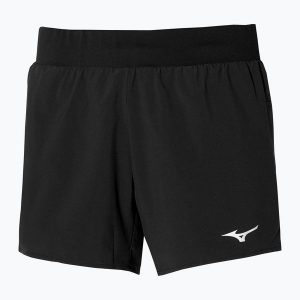 Spodenki damskie Mizuno Alpha 4.5. Czarne szorty Mizuno, bez wzorów, sportowe. Za 79,99 zł.