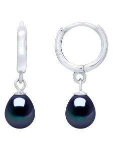 Pearl Addict Srebrne kolczyki-kreole z perłami i cyrkoniami rozmiar: onesize. Niebieskie kolczyki Pearl Addict, z cyrkonią, srebrne. Za 130,99 zł.