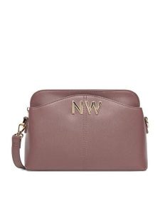 Nine West Torebka CEO-ISABELLA-S23599-1 Fioletowy. Fioletowe listonoszki Nine West, bez wzorów, z materiału, bez dodatków. Za 199,99 zł.