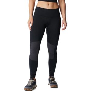 Legginsy damskie Columbia Back Beauty Warm Hybrid. Czarne legginsy Columbia, bez wzorów. W wyprzedaży za 288,00 zł.