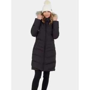 Kurtka Zimowa Damska Fundango Puppis. Czarne kurtki FUNDANGO, na zimę, s, bez wzorów, z puchu, bez kaptura. W wyprzedaży za 430,75 zł.