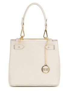 Mia Tomazzi Skórzana torebka "Beccaria" w kolorze beżowym - 42 x 30 x 10 cm rozmiar: onesize. Brązowe torebki klasyczne Mia Tomazzi, bez wzorów, z materiału, przez ramię, bez dodatków. Za 382,99 zł.