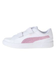 Puma Sneakersy "Rickie" w kolorze biało-różowym rozmiar: 35. Różowe trampki Puma, bez wzorów, bez zapięcia. Za 65,07 zł.
