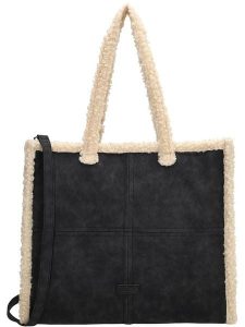 Beagles Torebka "Laredo" w kolorze czarnym - 38 x 32 x 12 cm rozmiar: onesize. Czarne torebki klasyczne Beagles, bez wzorów, z materiału, przez ramię, bez dodatków. Za 121,80 zł.