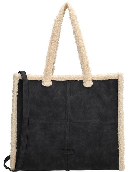 Beagles Torebka "Laredo" w kolorze czarnym - 38 x 32 x 12 cm rozmiar: onesize. Czarne torebki klasyczne Beagles, bez wzorów, z materiału, przez ramię, bez dodatków. Za 113,36 zł.