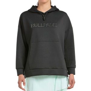 Sudadera Bullpadel Silba Mujer. Czarne kurtki BULLPADEL, bez wzorów, bez kaptura. W wyprzedaży za 169,40 zł.