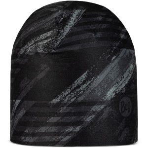 Czapka BUFF Thermonet® Beanie Bardeen. Czarne czapki Buff, bez wzorów, z elastanu, sportowe. Za 120,55 zł.