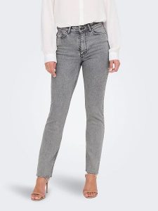 JDY Dżinsy "Lullu" - Slim fit - w kolorze szarym rozmiar: M/L32. Szare jeansy JDY, bez wzorów, z podwyższonym stanem. Za 70,24 zł.
