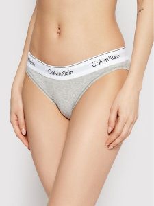 Calvin Klein Underwear Figi klasyczne 0000F3787E Szary. Szare figi Calvin Klein Underwear, bez wzorów, z bawełny. Za 59,99 zł.