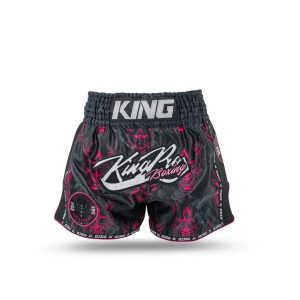 Szorty do boksu tajskiego King Pro Boxing Devil 3. Czarne szorty KING PRO BOXING, bez wzorów, sportowe. Za 335,50 zł.