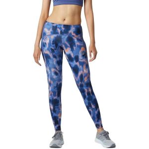 Legginsy damskie New Balance Printed Impact Run Tight. Niebieskie legginsy New Balance, bez wzorów, z elastanu. Za 155,00 zł.