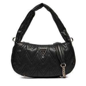 Torebka Guess. Czarne torebki klasyczne Guess, z aplikacjami, bez dodatków. Za 269,99 zł.