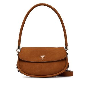 Torebka Guess. Brązowe torebki klasyczne Guess, z aplikacjami, bez dodatków. Za 589,99 zł.