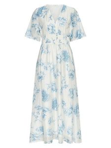 MOSS COPENHAGEN Sukienka w kolorze białym rozmiar: S. Białe sukienki Moss Copenhagen, s, bez wzorów, z lyocellu, bez kołnierzyka, bez ramiączek, maxi. Za 294,95 zł.