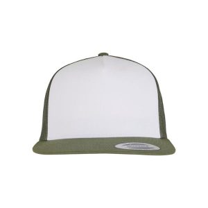 Czapka Trucker Flexfit Classic. Białe czapki FLEXFIT, bez wzorów, klasyczne. Za 105,00 zł.