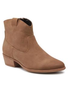 Jenny Fairy Botki WYL2691-1 Czarny. Czarne botki Jenny Fairy, bez wzorów, ze skóry, bez obcasa, na płaskiej podeszwie, bez zapięcia. Za 103,99 zł.