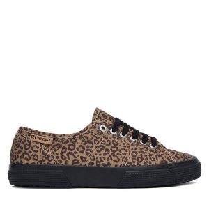 Tenisówki Superga. Brązowe trampki Superga, bez wzorów, bez zapięcia. Za 205,99 zł.