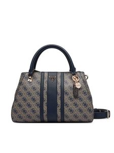 Guess Torebka Noelle II HWBS96 72070 Granatowy. Niebieskie kuferki Guess, z aplikacjami, ze skóry, bez dodatków. Za 674,99 zł.
